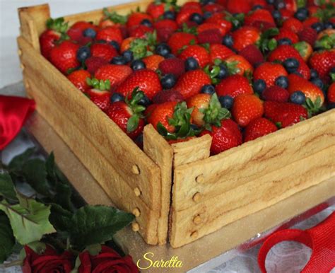 torta cassetta di frutta tutorial